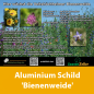 Preview: Schild aus Aluminium "Veitshöchheimer Bienenweide"
